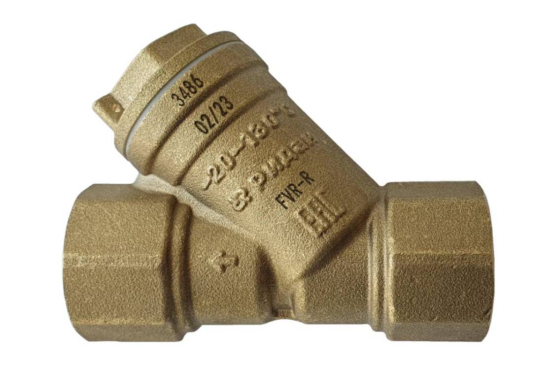 Ридан FVR-R 065B8338R — Фильтр сетчатый с пробкой DN32, PN25, Т от -20 °С...130 °С; материал корпуса латунь CW602N