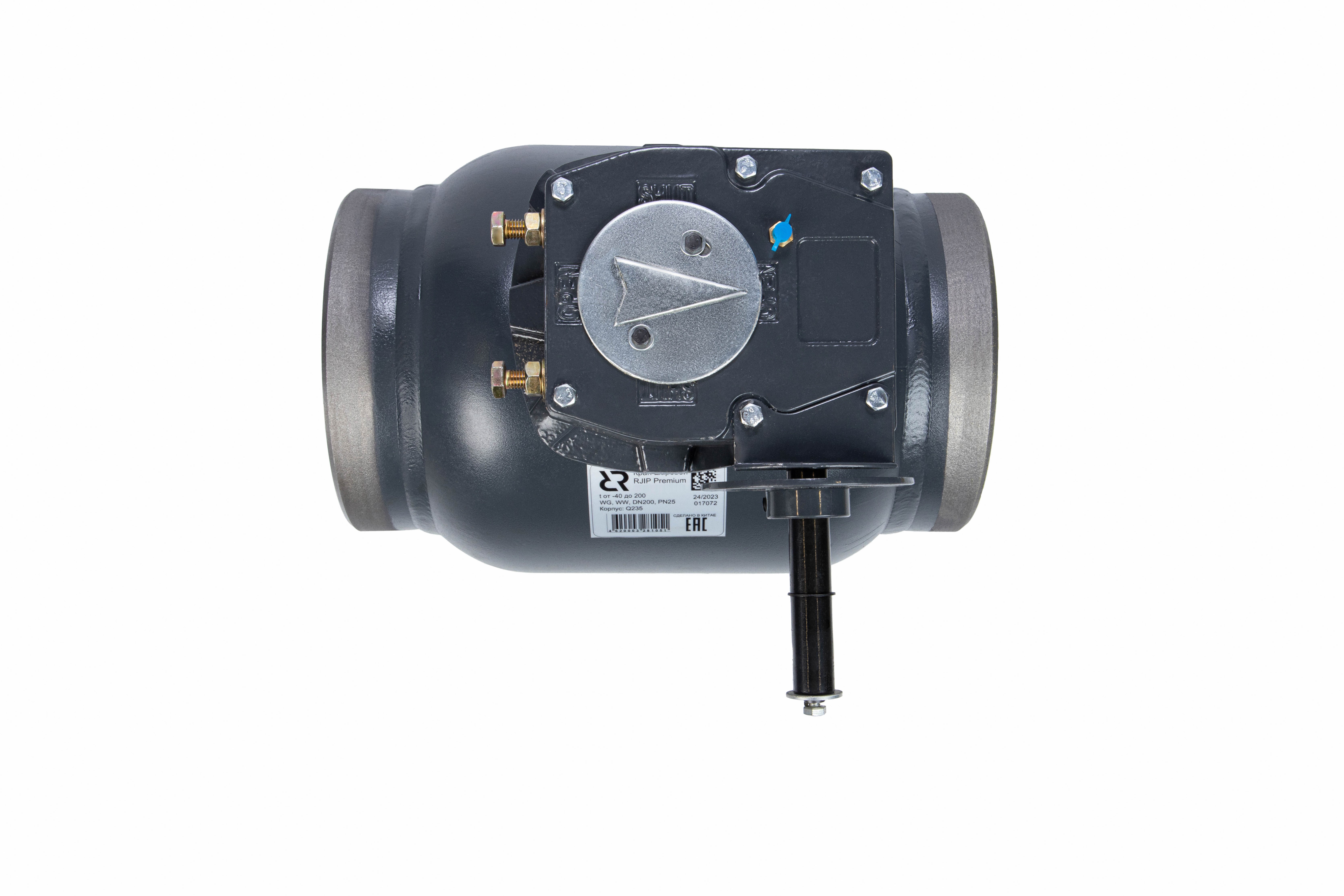 Ридан RJIP Premium 065N0186GR — Кран шаровой WW DN600 PN25 WG (приварной, с редуктором, стандартный проход)