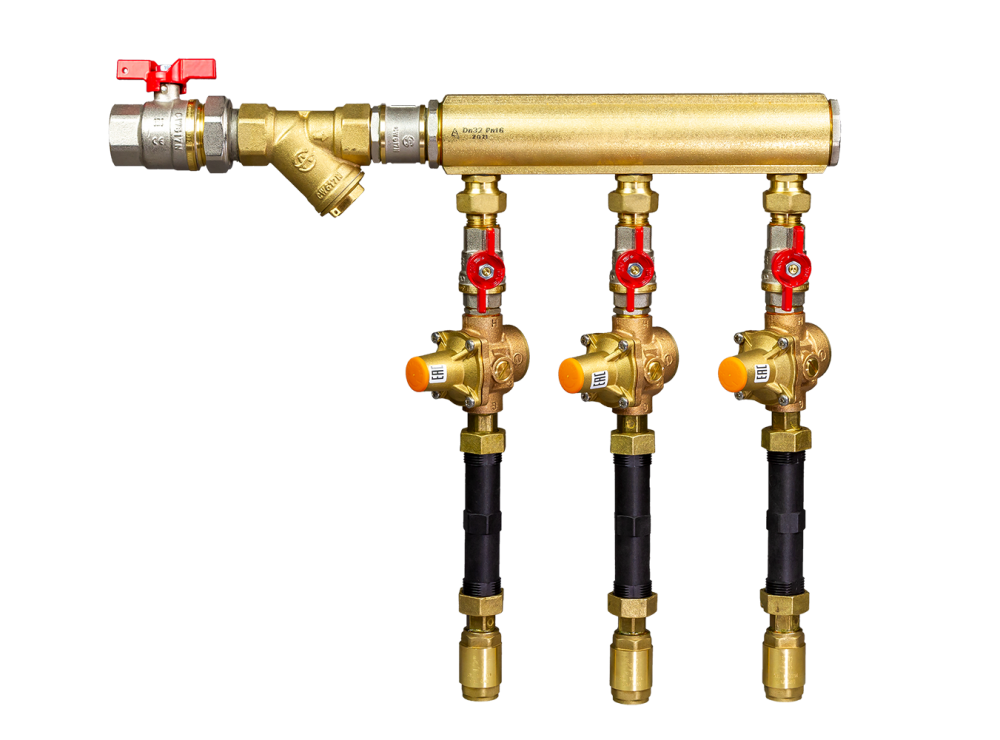 Ридан WDU.3R 160W1098R — Узел распределительный этажный для систем водоснабжения V1 DN32-10L-25-BV15