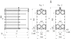 Теплообменник Ридан НН№210 ДУ 400