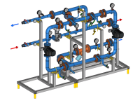 Ридан АУУ-С-ХХХ-YYY-С-R V3 - Стандартный узел управления системами отопления (вентиляции)